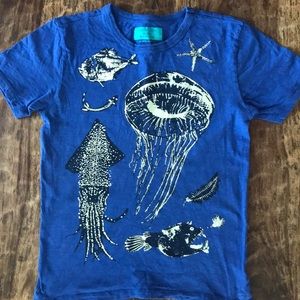 Crewcuts - Glow in the dark undersea print T-shirt